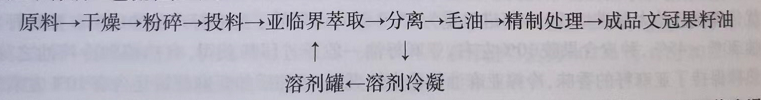 亚临界萃取文冠果籽油工艺流程